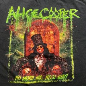 Alice Cooper Tour Shirt 2018 No More Mr Nice Guy